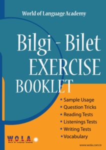 BİLGİ-BİLET WRITING BÖLÜMÜ